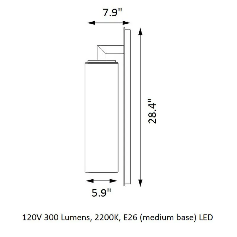 Dome Outdoor Wall Light