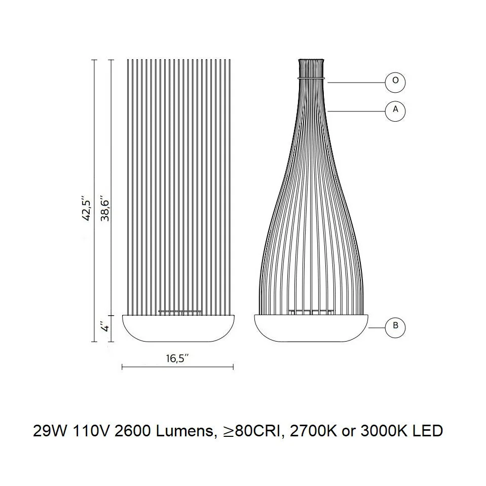 Don'T Touch Outdoor LED Floor Lamp