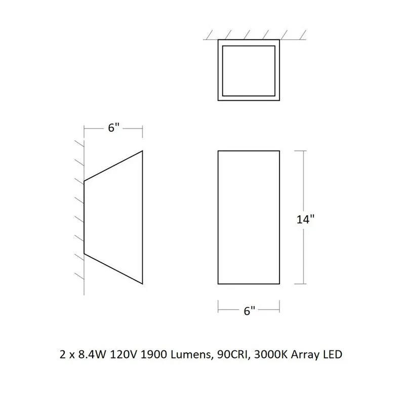 Duo Large Outdoor Wall Light