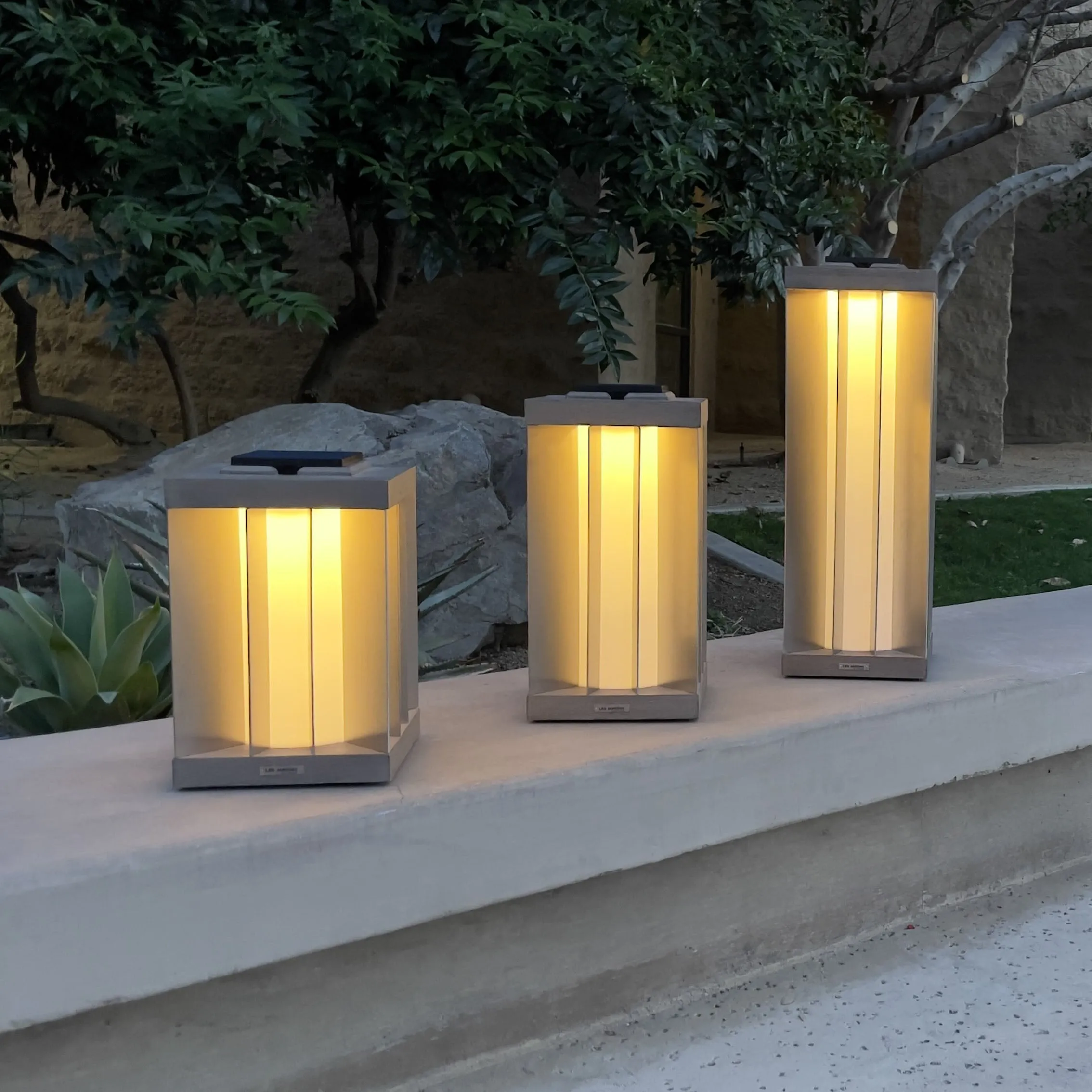 Edge Solar Outdoor Lantern