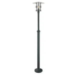 Elstead Stockholm Large Black Outdoor Lamp Post