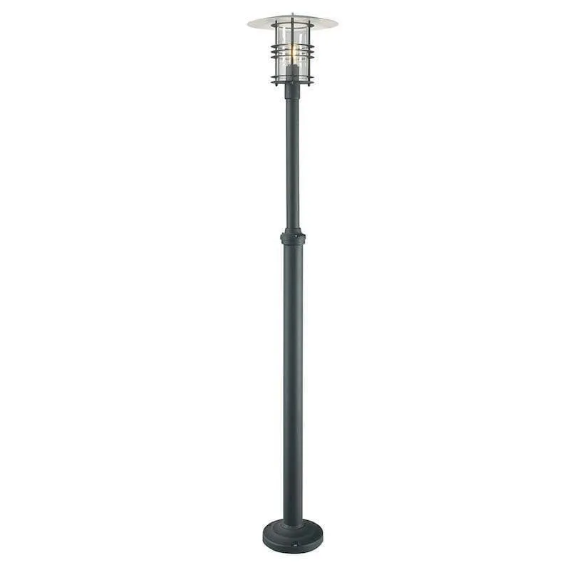 Elstead Stockholm Large Black Outdoor Lamp Post
