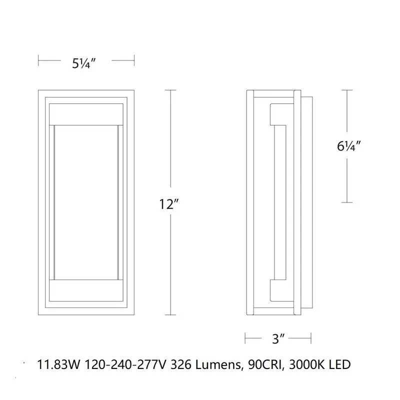 Elyse LED Outdoor Wall Light