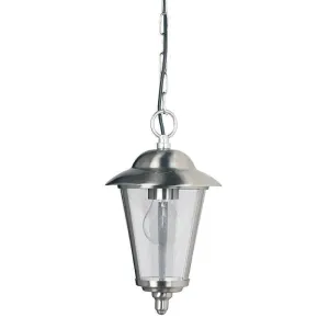 Endon Klien Polished Stainless Steel Outdoor Pendant Light