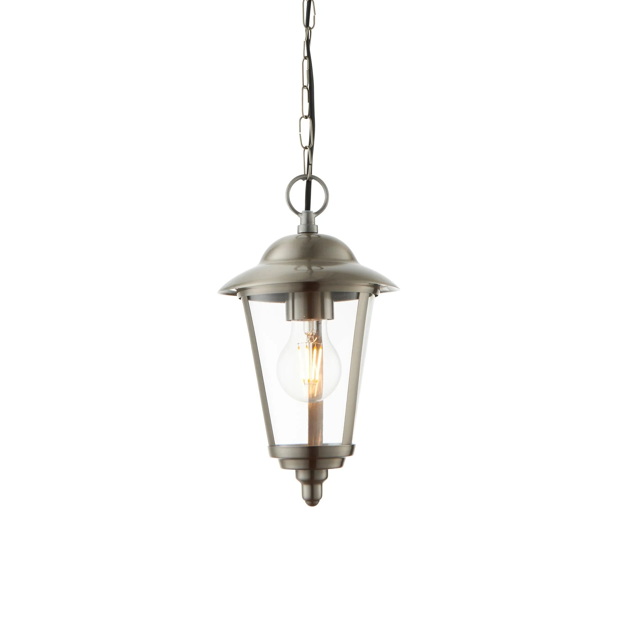 Endon Klien Polished Stainless Steel Outdoor Pendant Light