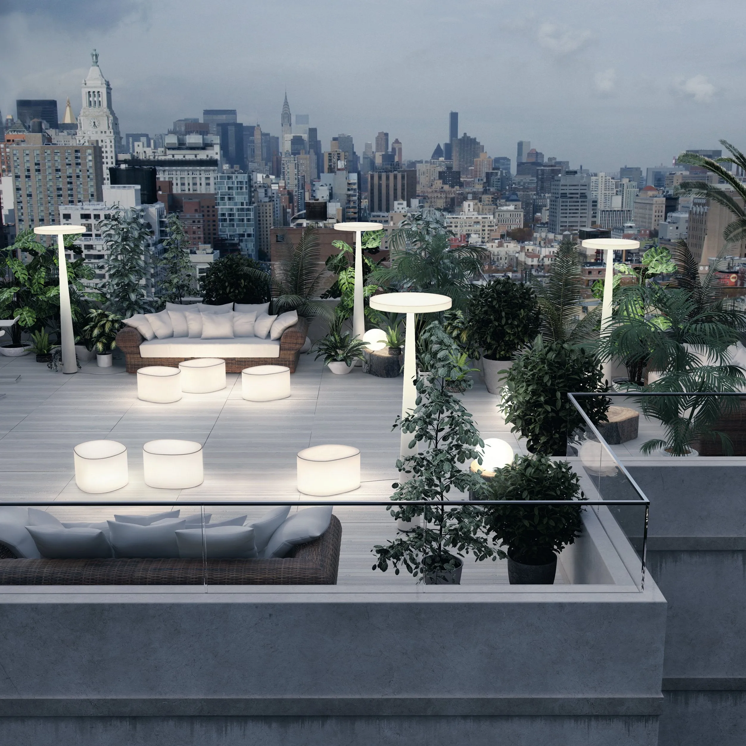 Equilibre Outdoor LED Floor Lamp