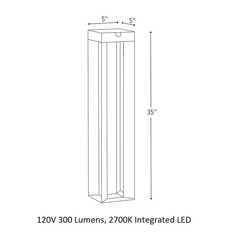 Faro Solar Outdoor Pathway Light