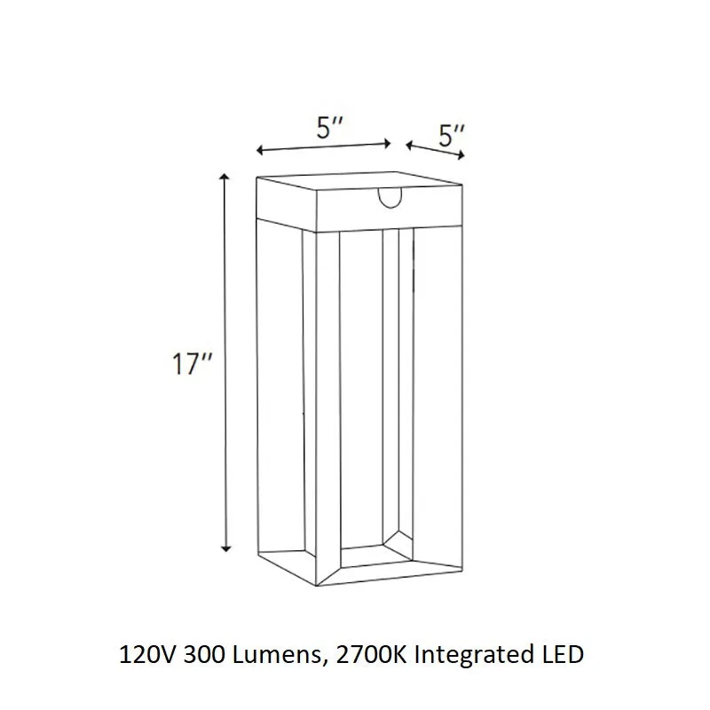 Faro Solar Outdoor Pathway Light