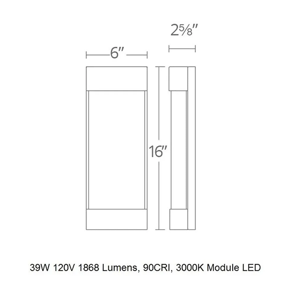Fathom LED Outdoor Wall Light