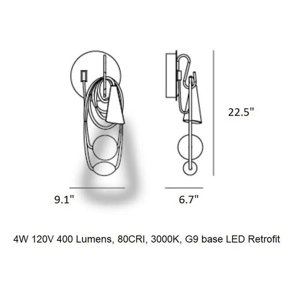 Filo LED Wall Light
