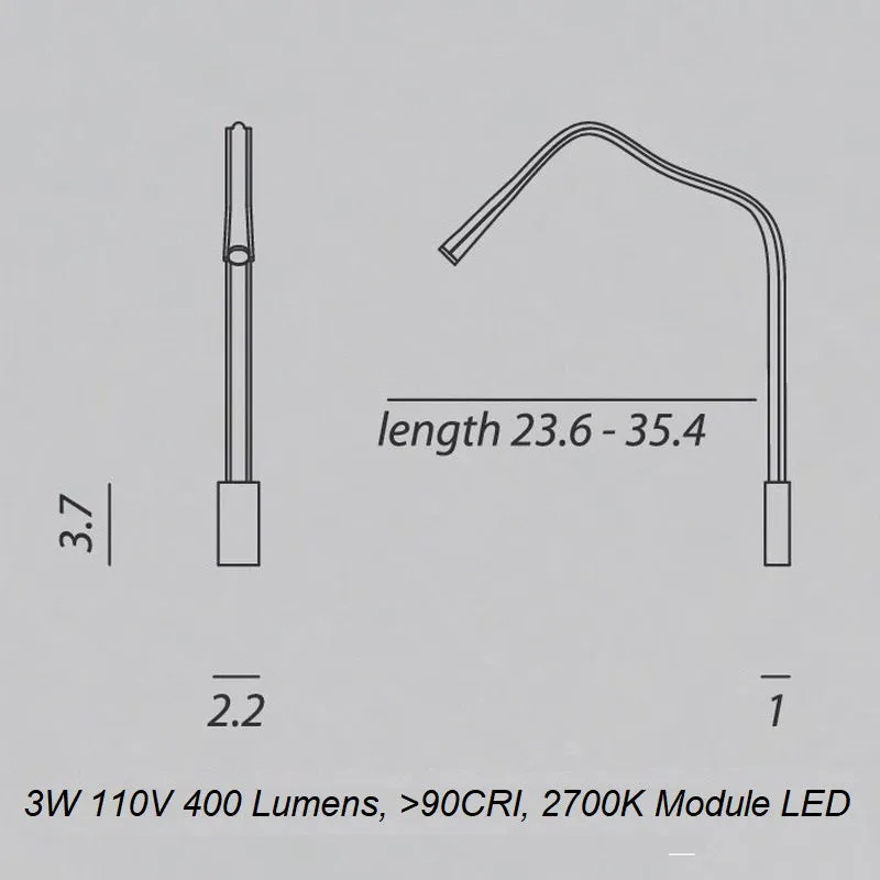 Flexiled Wall Light