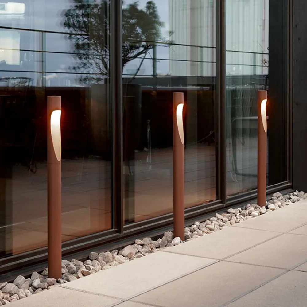 Flindt Garden Outdoor Bollard Light without Power Supply