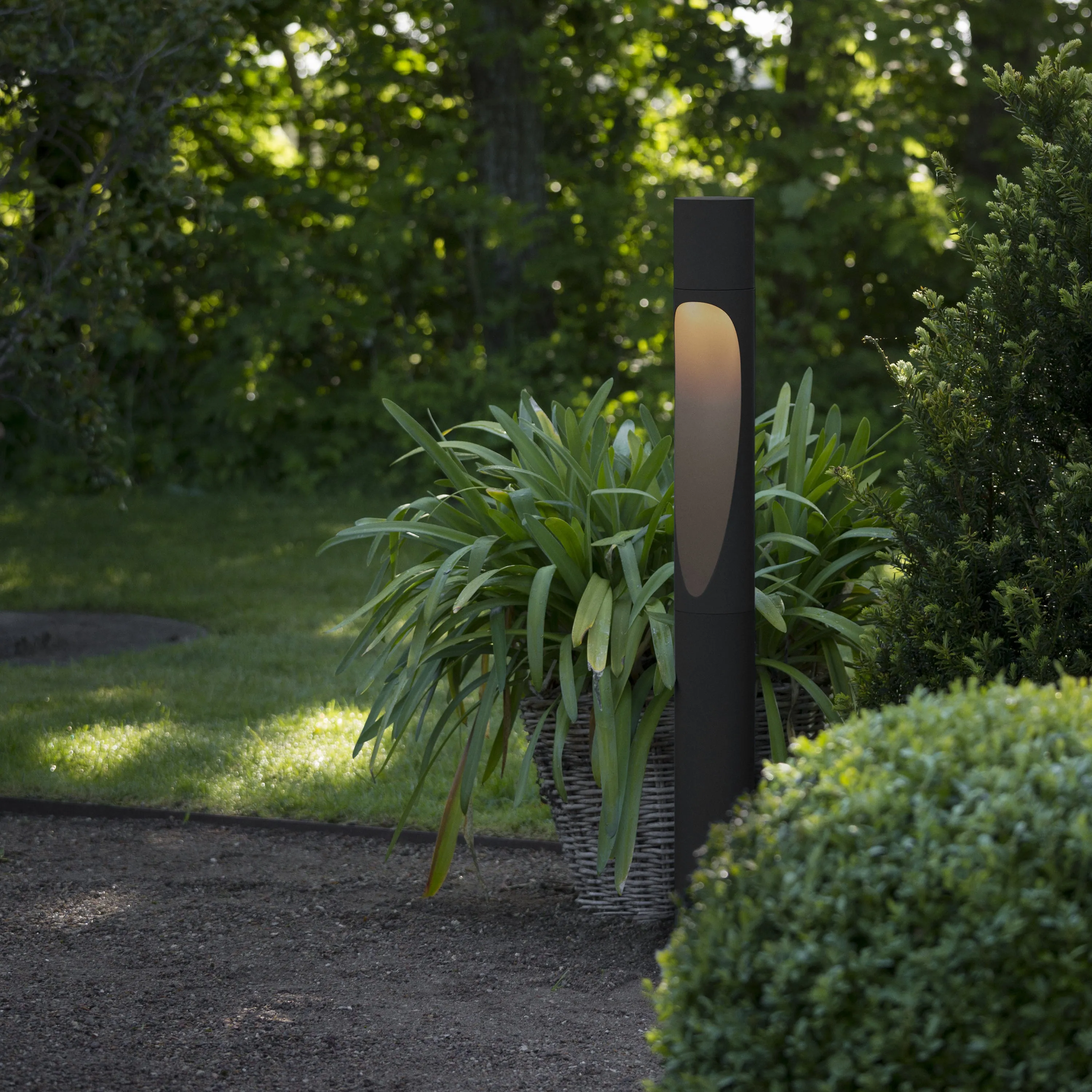 Flindt Garden Outdoor Bollard Light without Power Supply