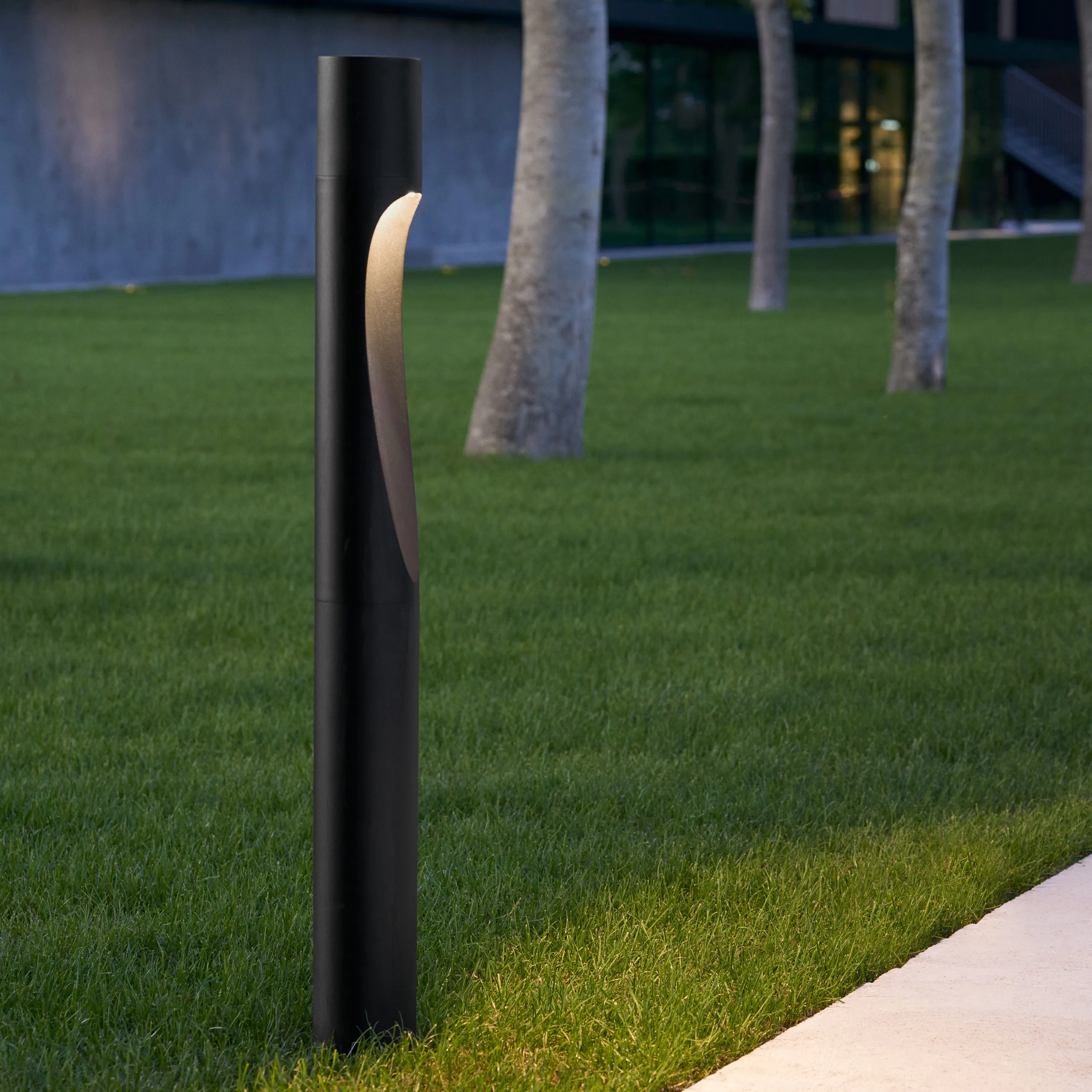 Flindt Garden Outdoor Bollard Light without Power Supply
