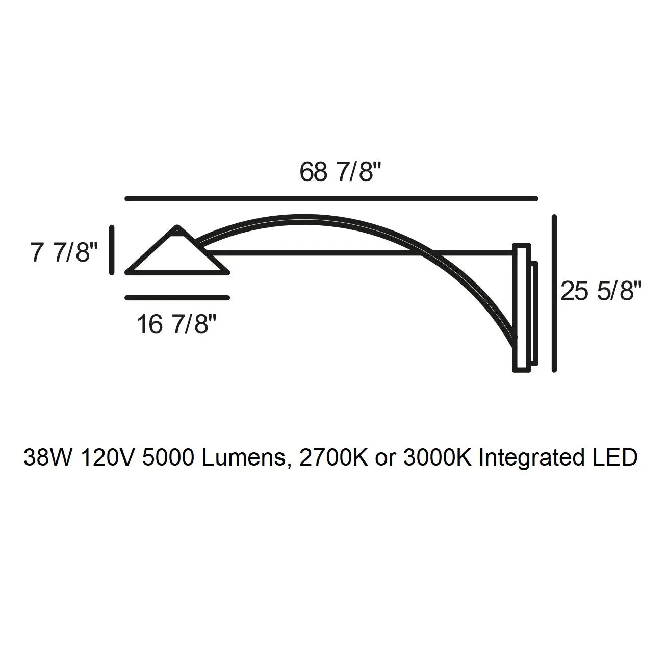 Flyer LED Wall Sconce