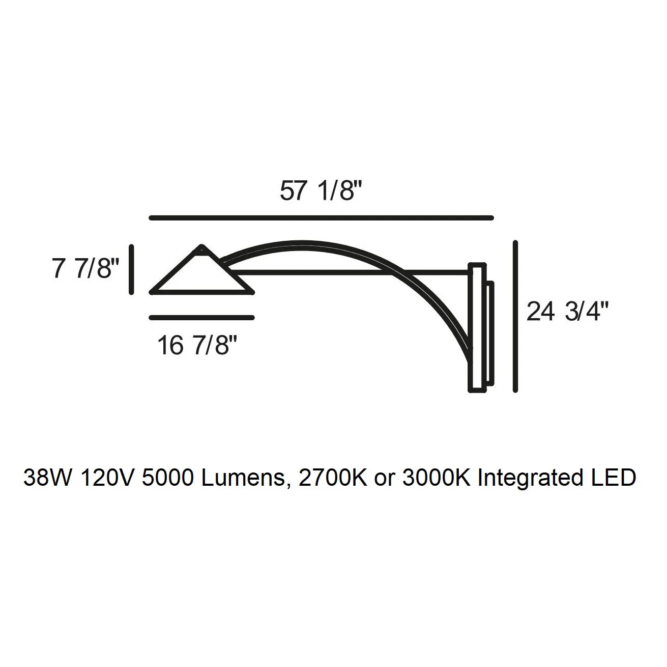 Flyer LED Wall Sconce
