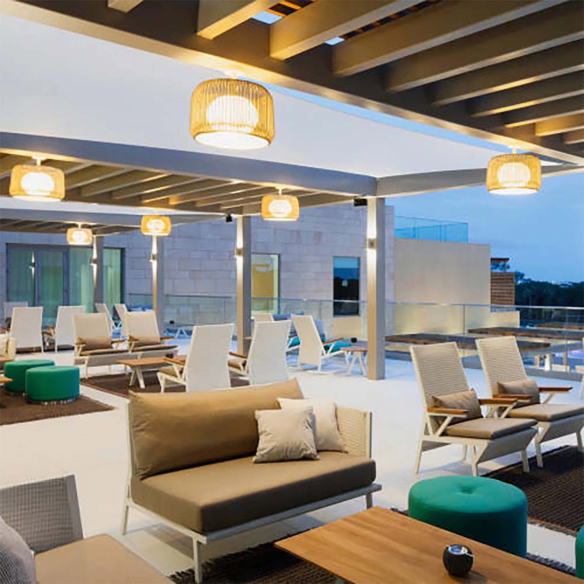 Fora Outdoor Semi Flush Mount