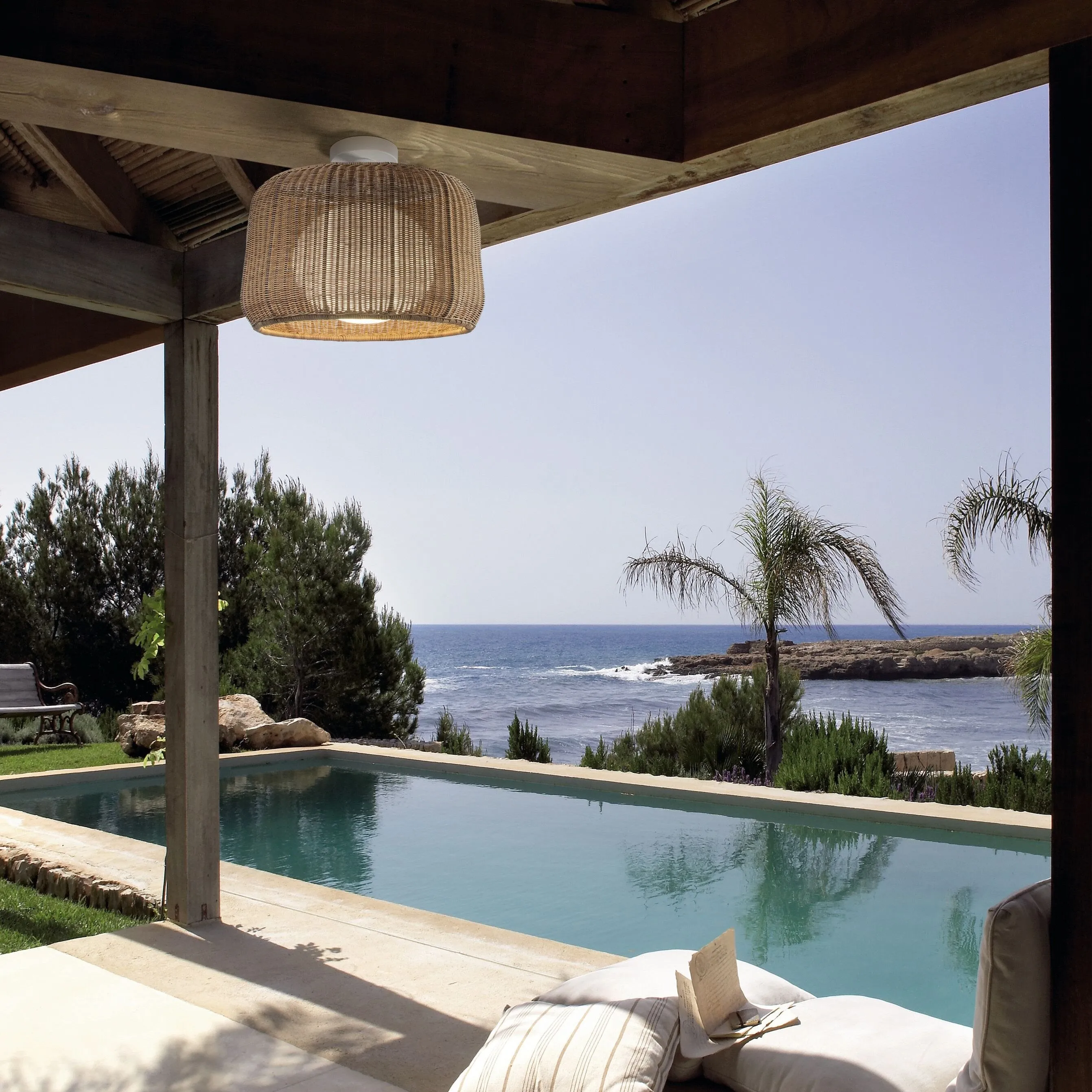 Fora Outdoor Semi Flush Mount