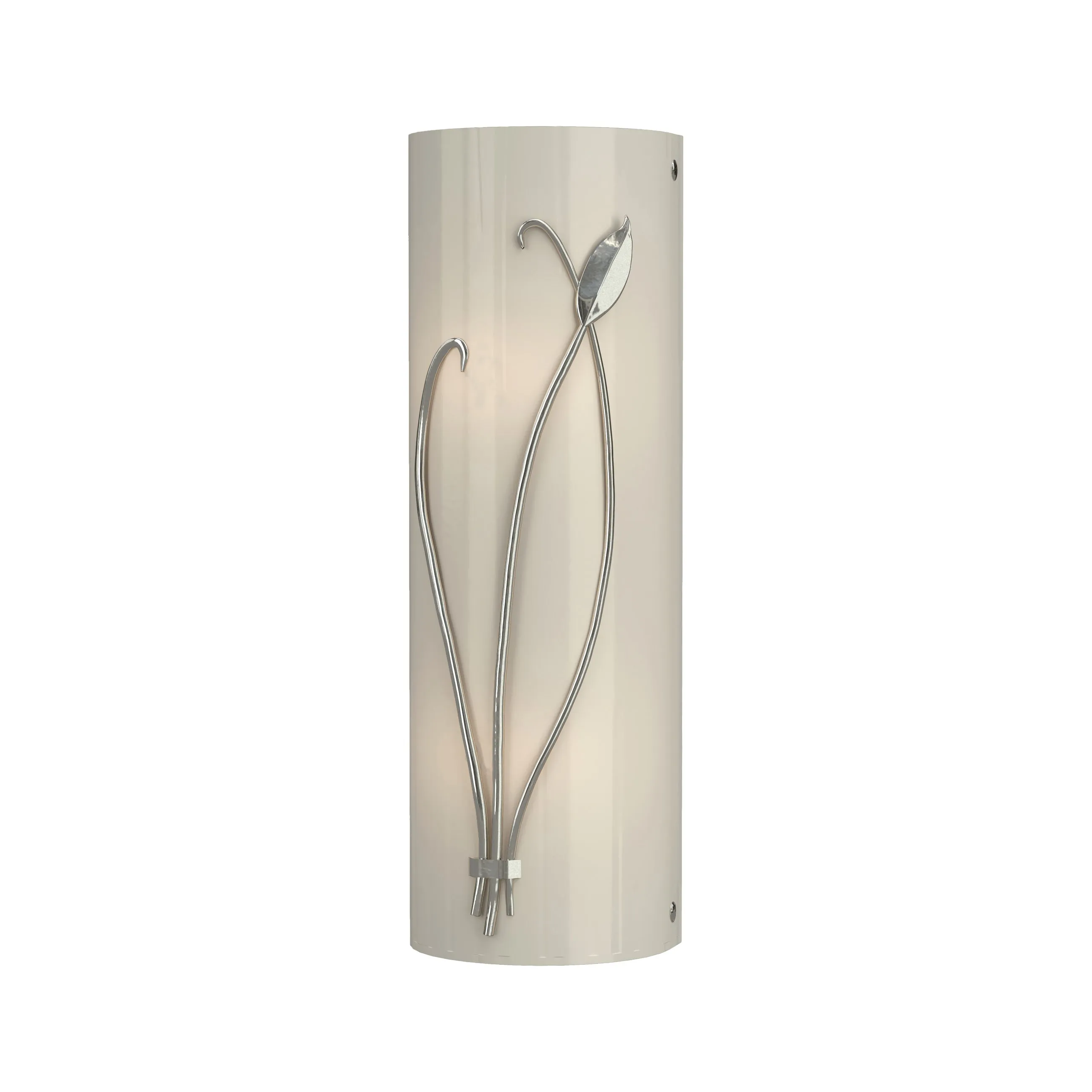 Forged Leaf and Stem Wall Sconce