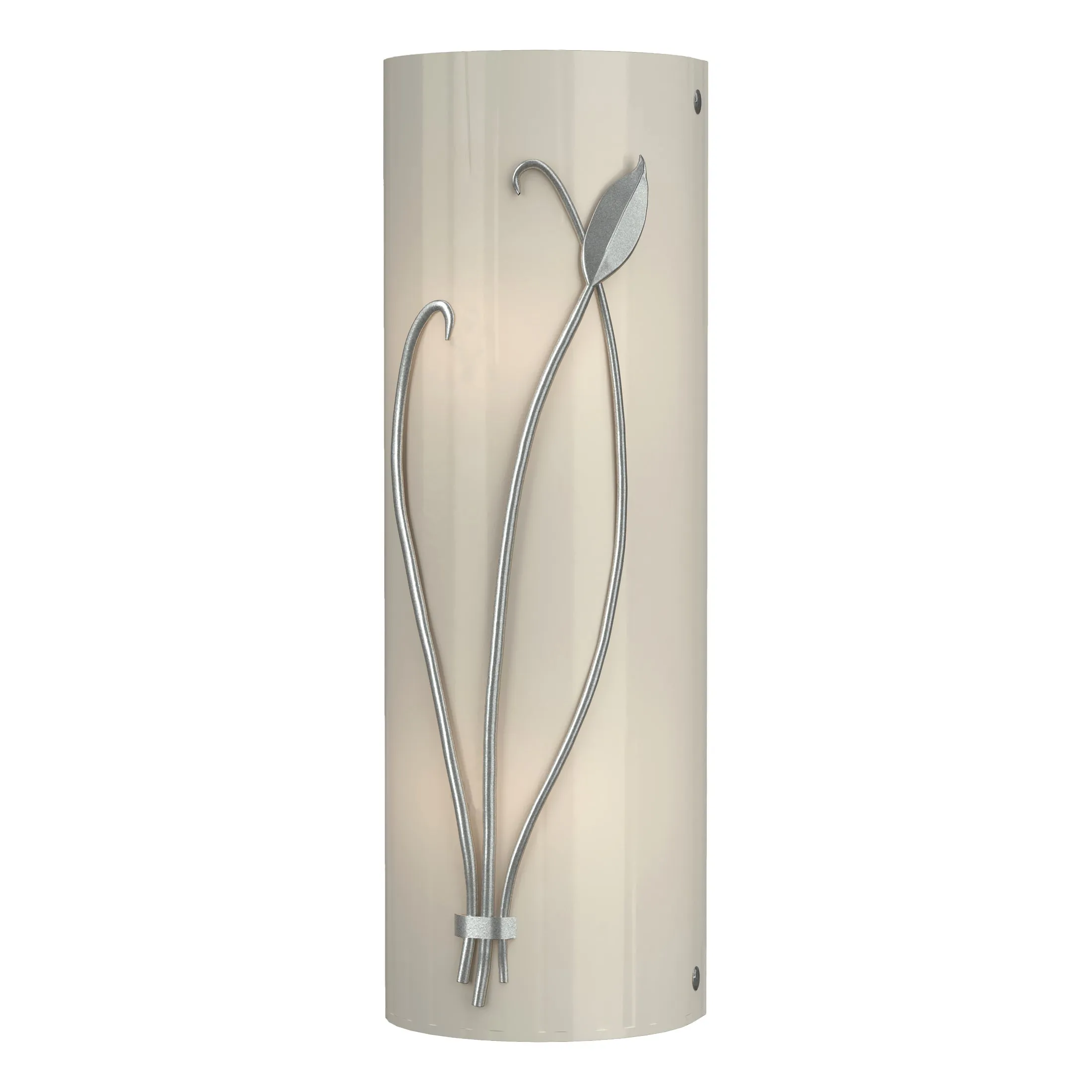 Forged Leaf and Stem Wall Sconce