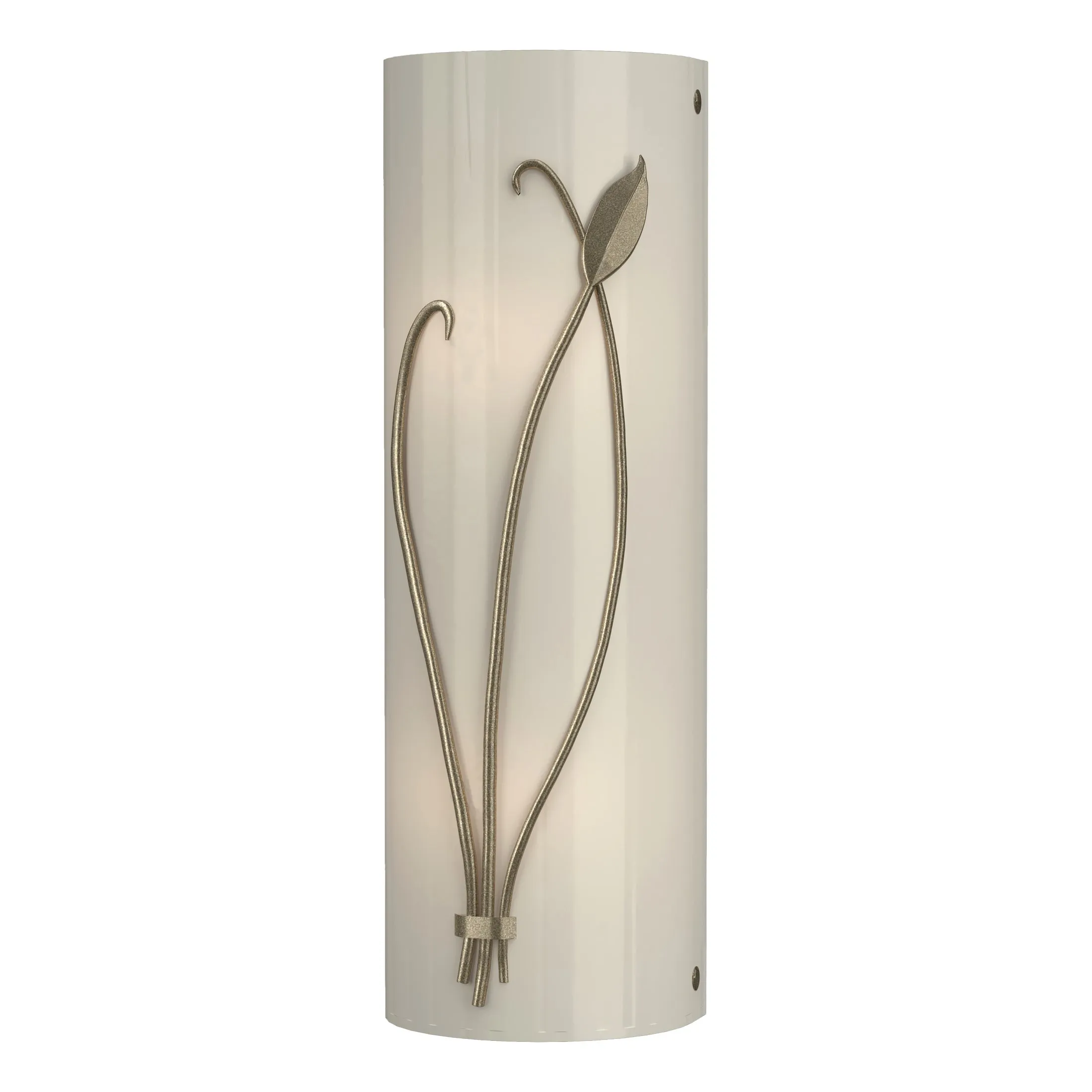 Forged Leaf and Stem Wall Sconce