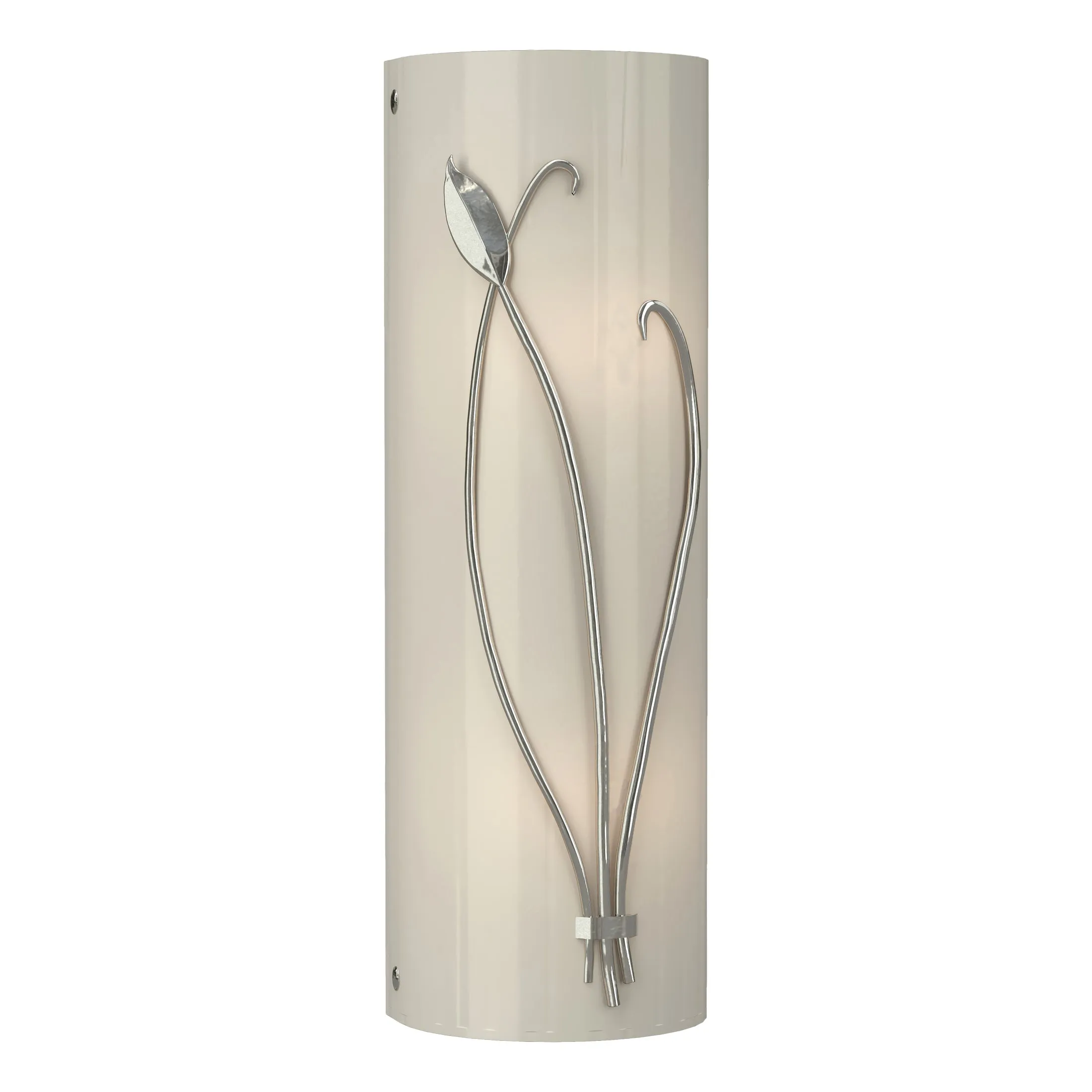 Forged Leaf and Stem Wall Sconce