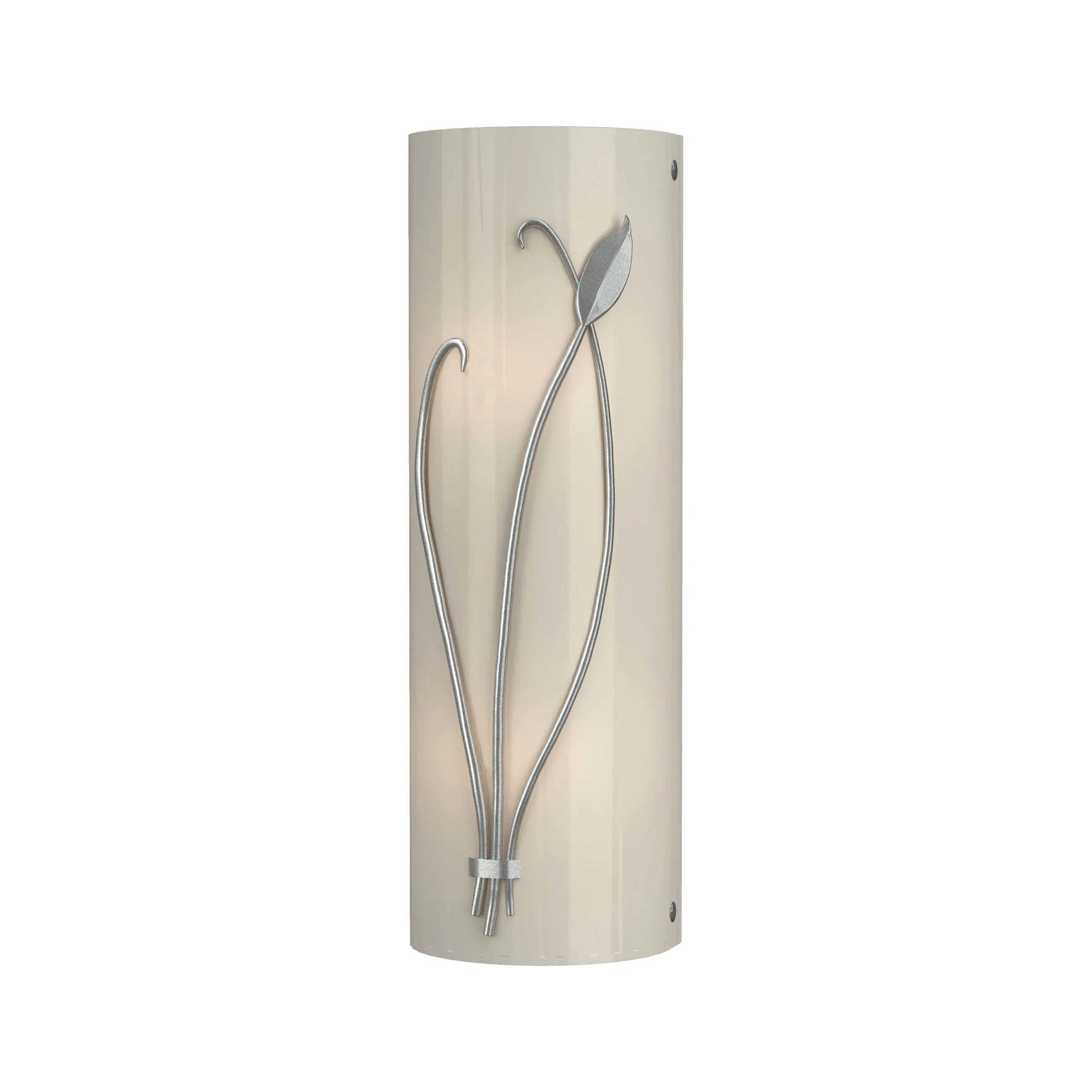Forged Leaf and Stem Wall Sconce
