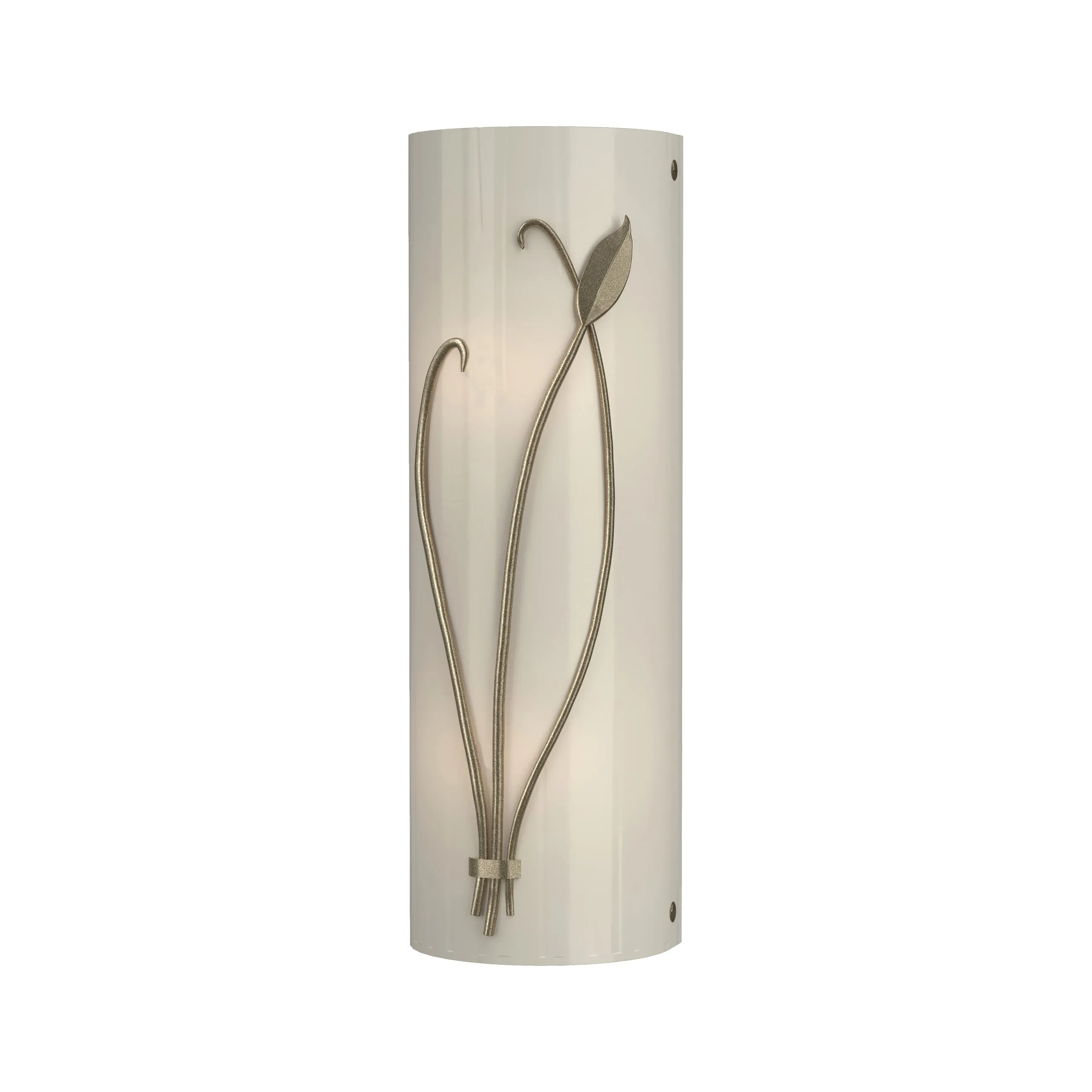 Forged Leaf and Stem Wall Sconce