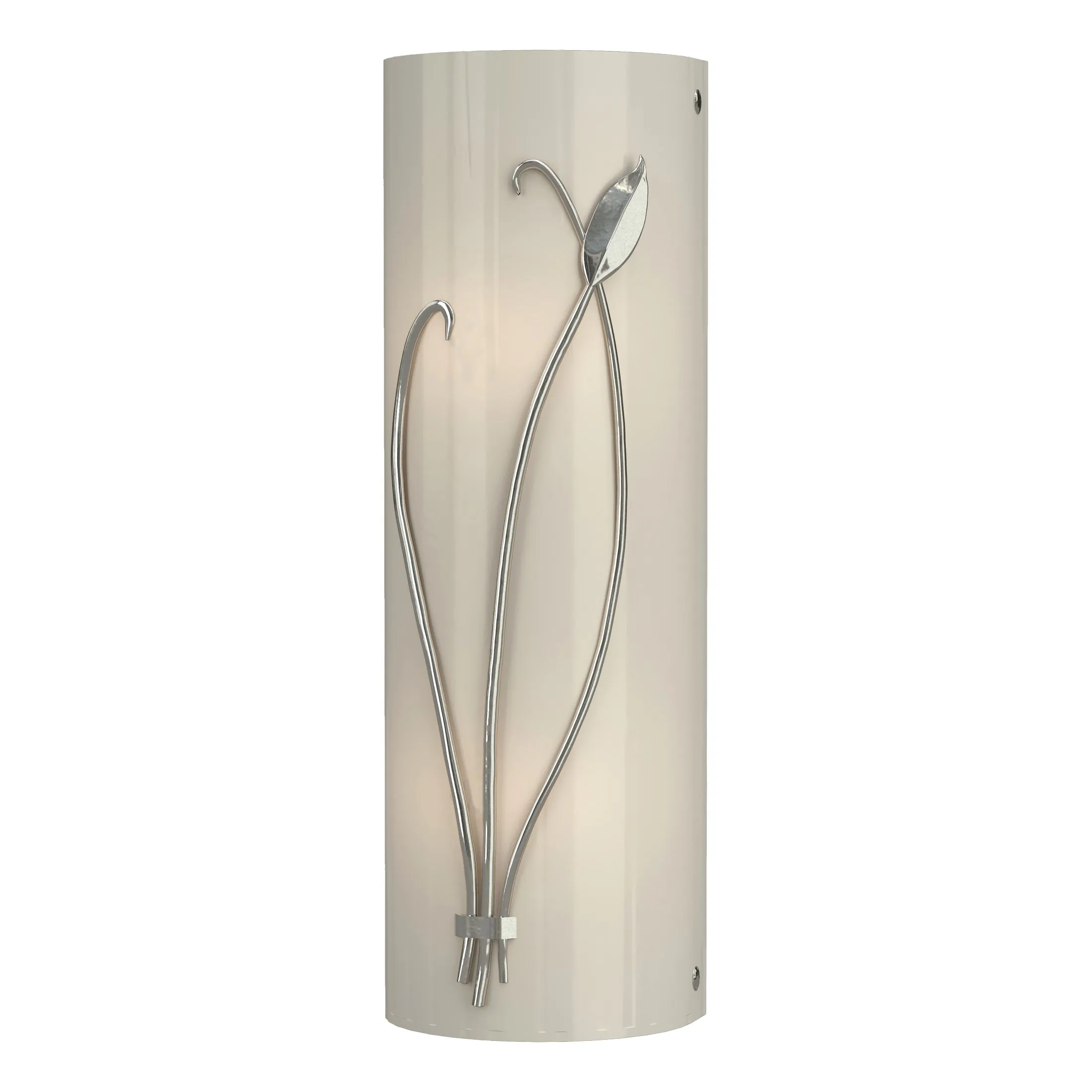 Forged Leaf and Stem Wall Sconce