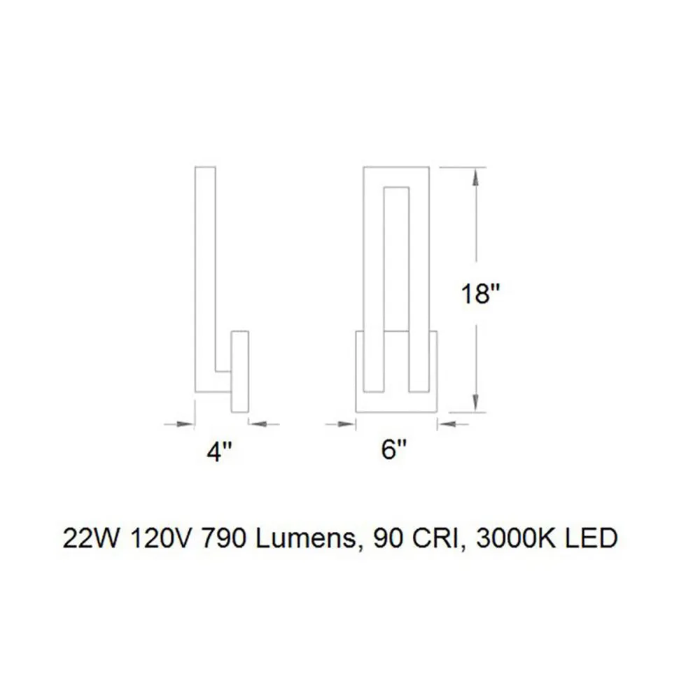 Forq Indoor / Outdoor Wall Light