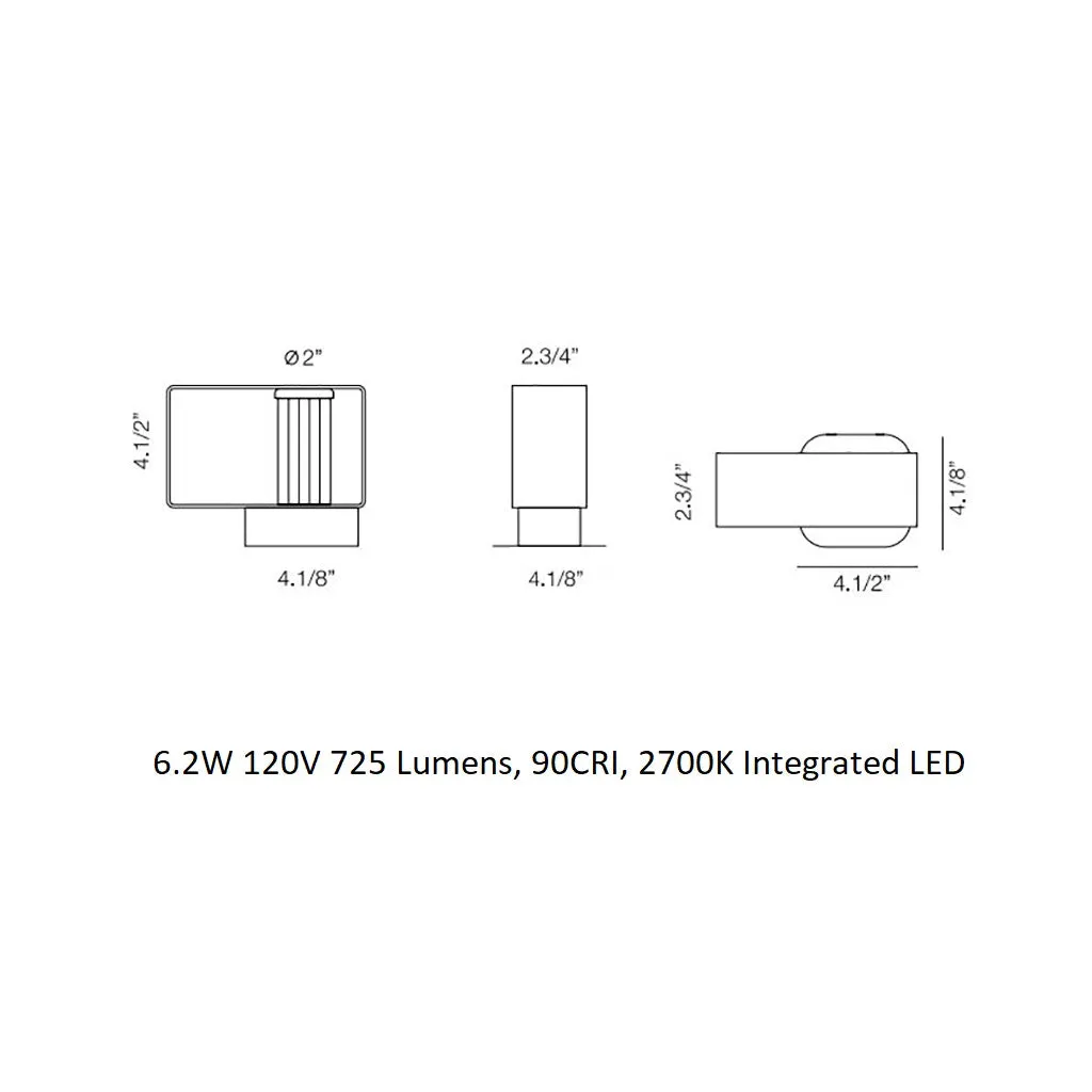 Frame Outdoor Bollard Light