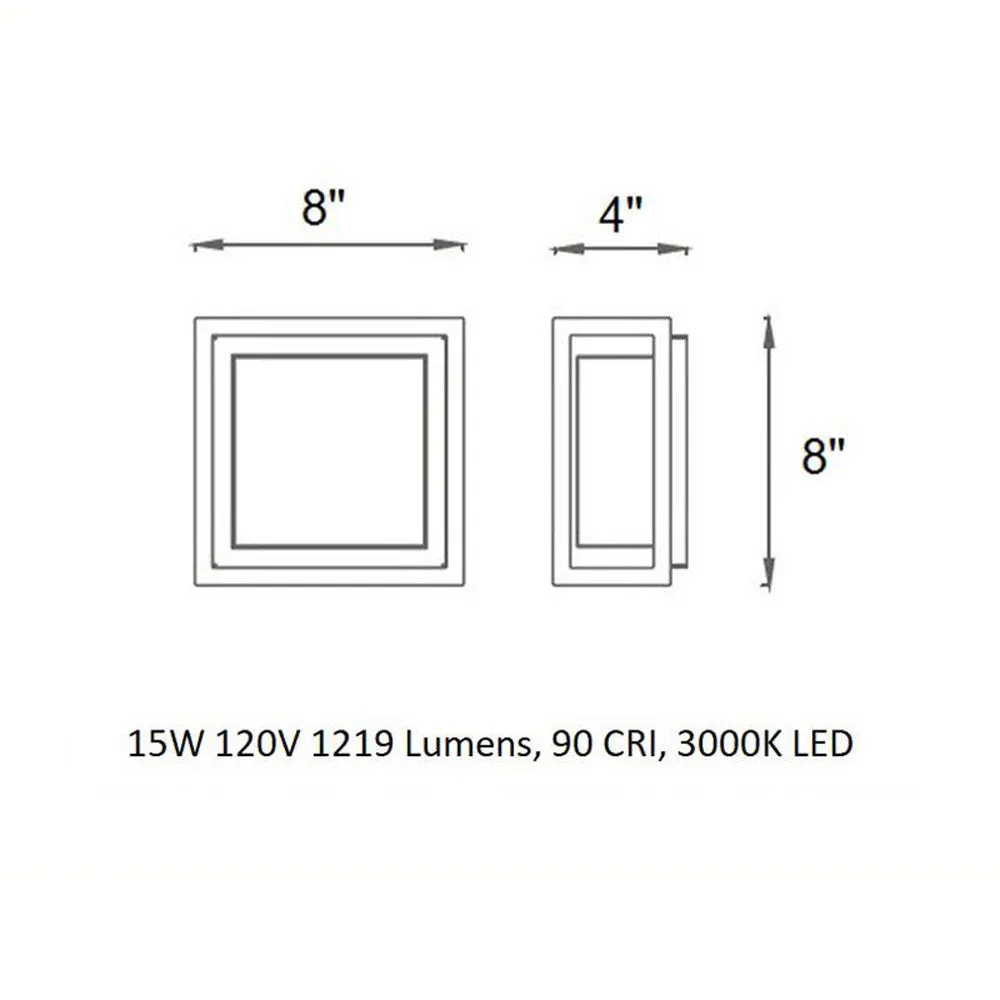 Framed Outdoor Wall / Ceiling Light