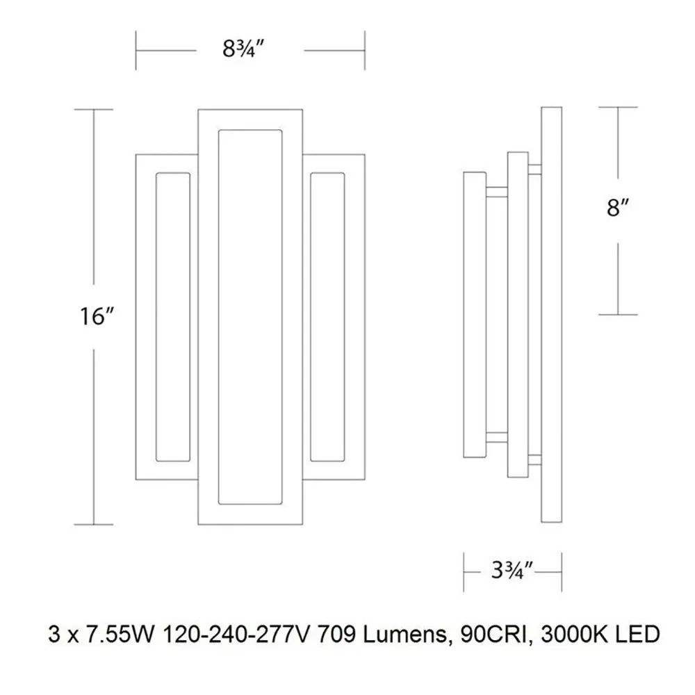 Fury LED Wall Sconce