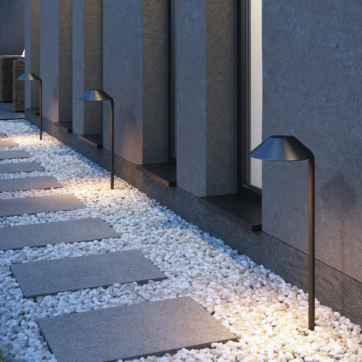 Gaia Pro Conical Outdoor LED Smart Path Light