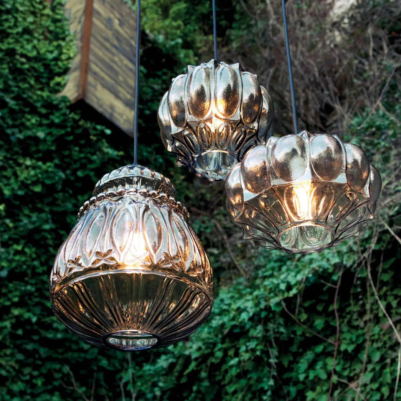 Ginger Round Outdoor Pendant Light