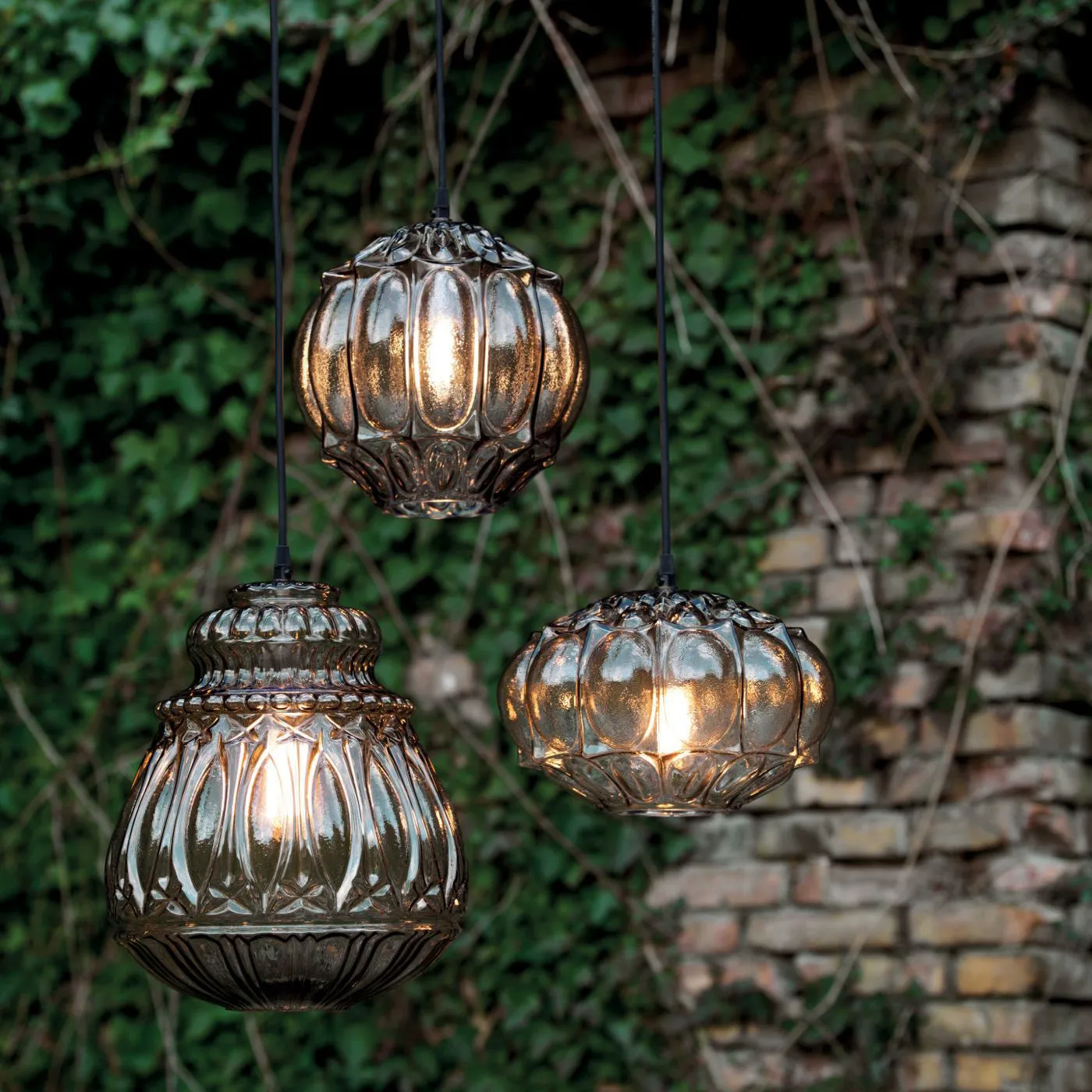Ginger Round Outdoor Pendant Light