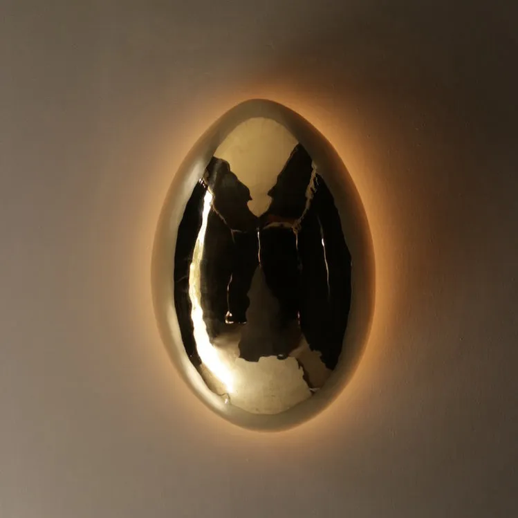 Golden Egg Wall Sconce
