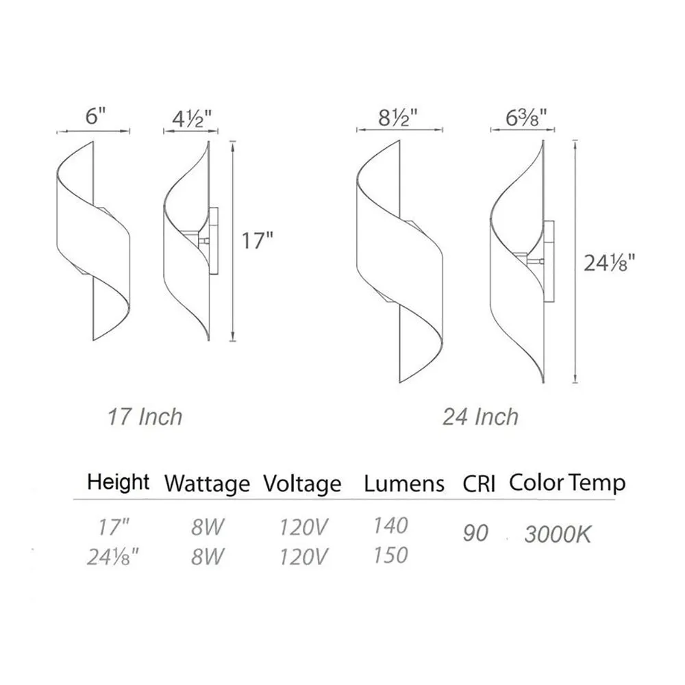 Helix Indoor / Outdoor Wall Light