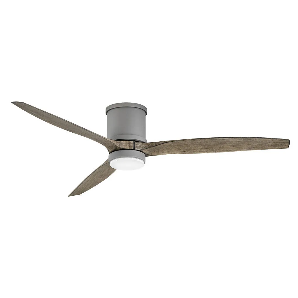 Hover Outdoor Flush Mount LED Ceiling Fan