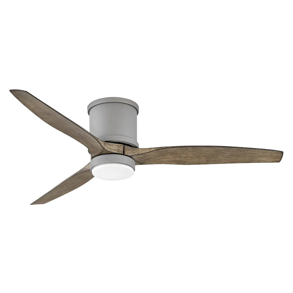 Hover Outdoor Flush Mount LED Ceiling Fan