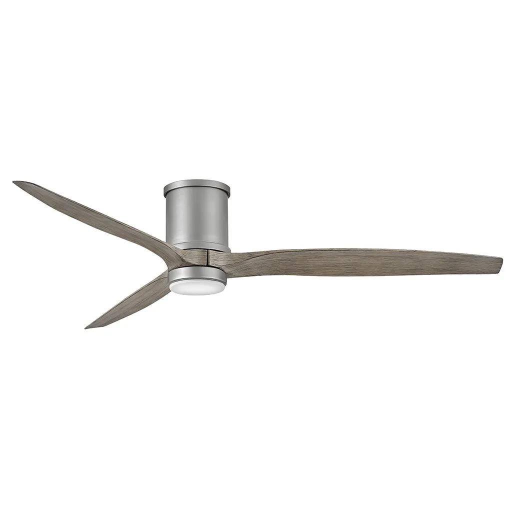 Hover Outdoor Flush Mount LED Ceiling Fan