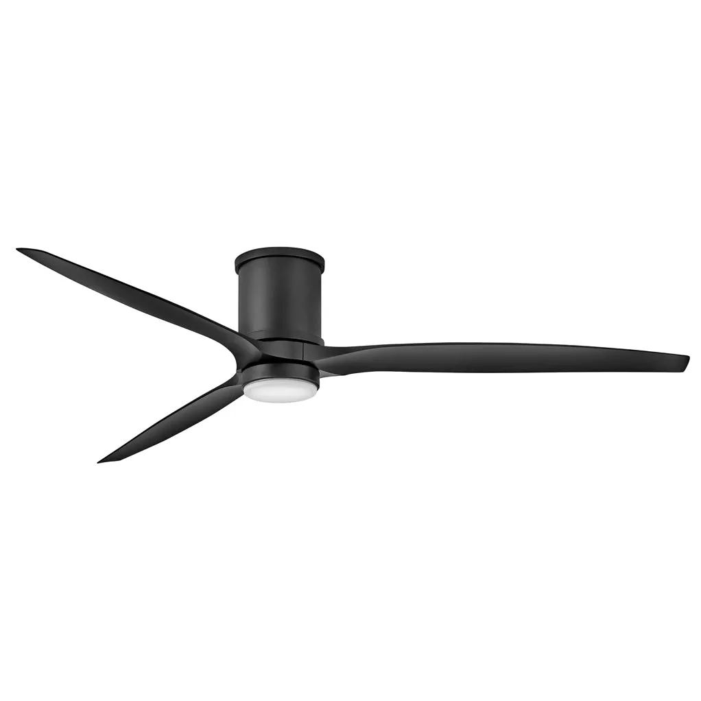 Hover Outdoor Flush Mount LED Ceiling Fan