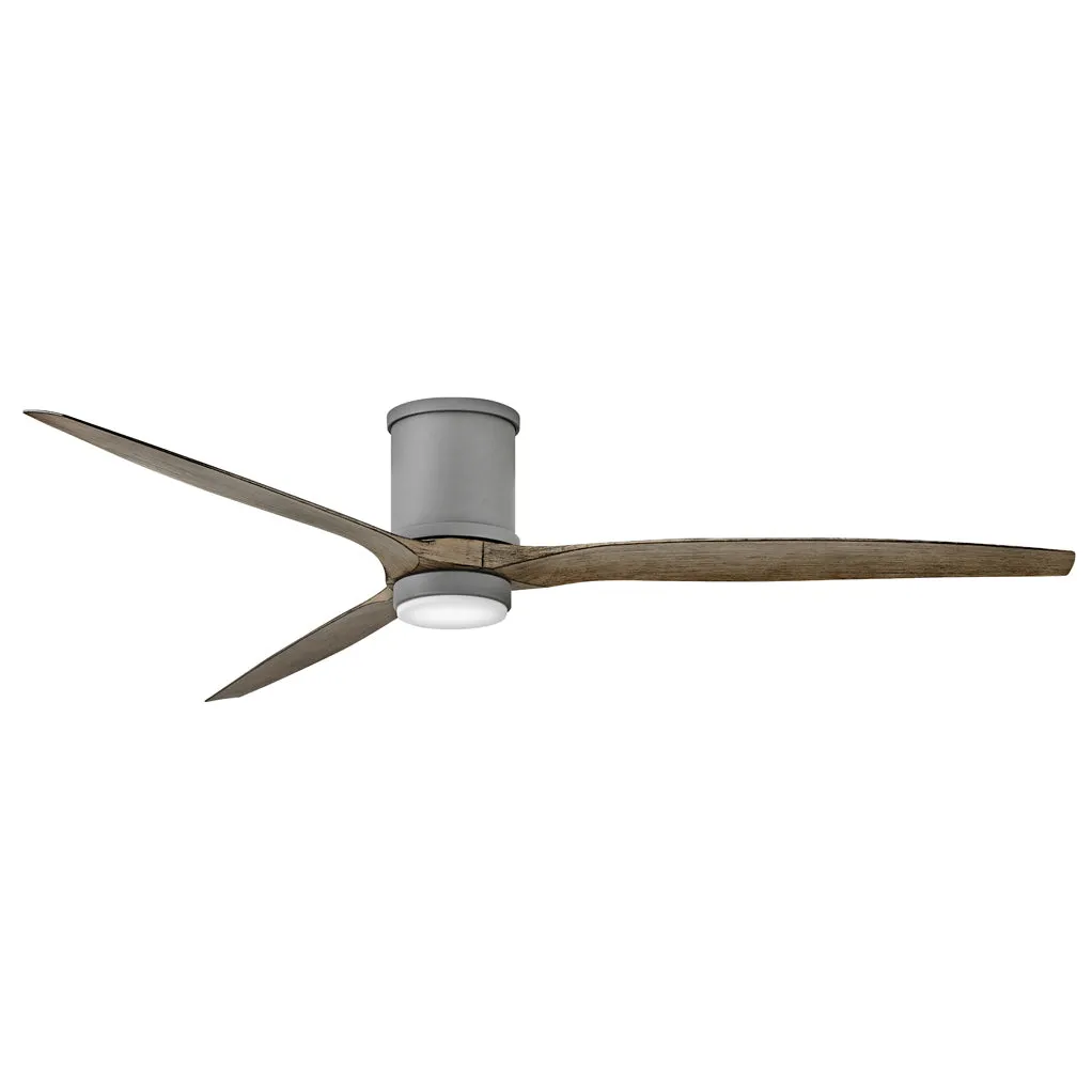 Hover Outdoor Flush Mount LED Ceiling Fan
