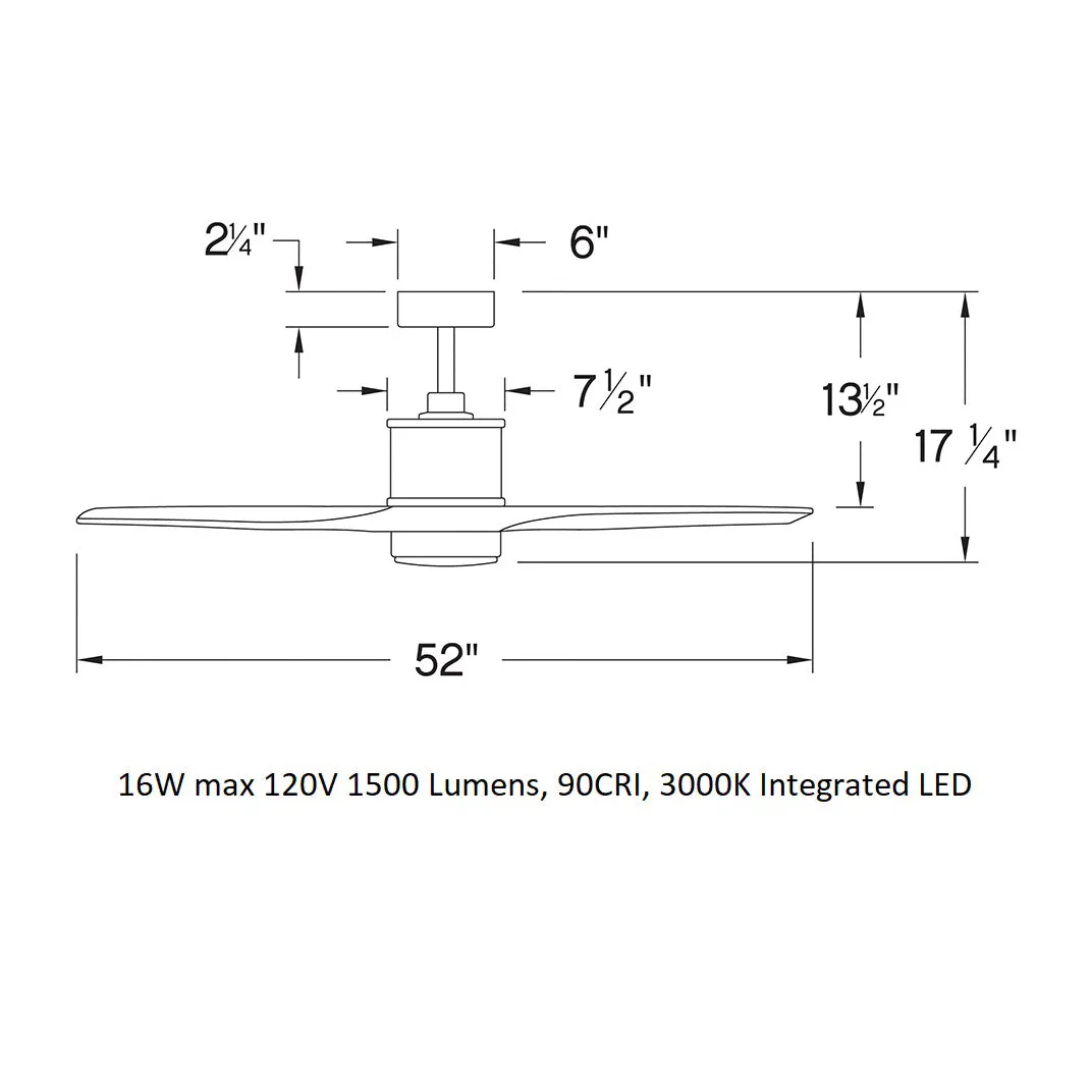 Hover Outdoor LED Ceiling Fan