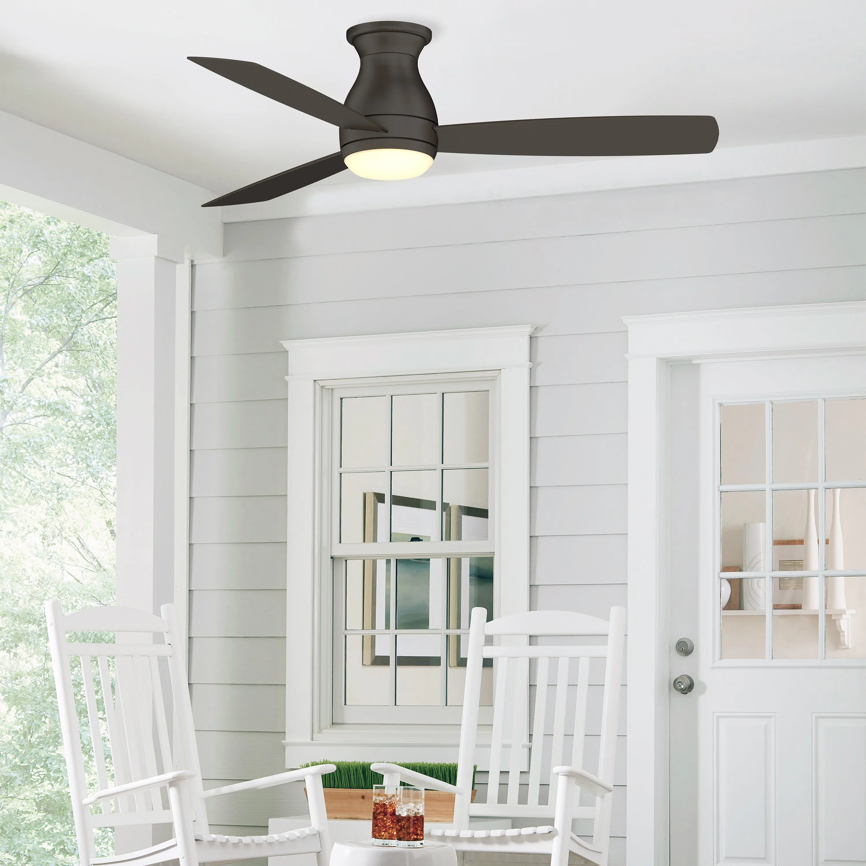 Hugh Outdoor Ceiling Fan with Light