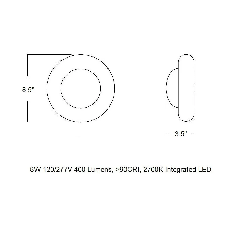 Humboldt Outdoor LED Wall Sconce