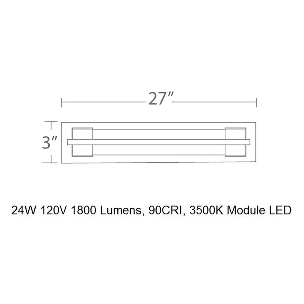 Ice LED Bathroom Vanity / Wall Light
