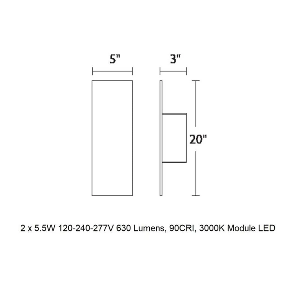 Icon LED Outdoor Wall Light