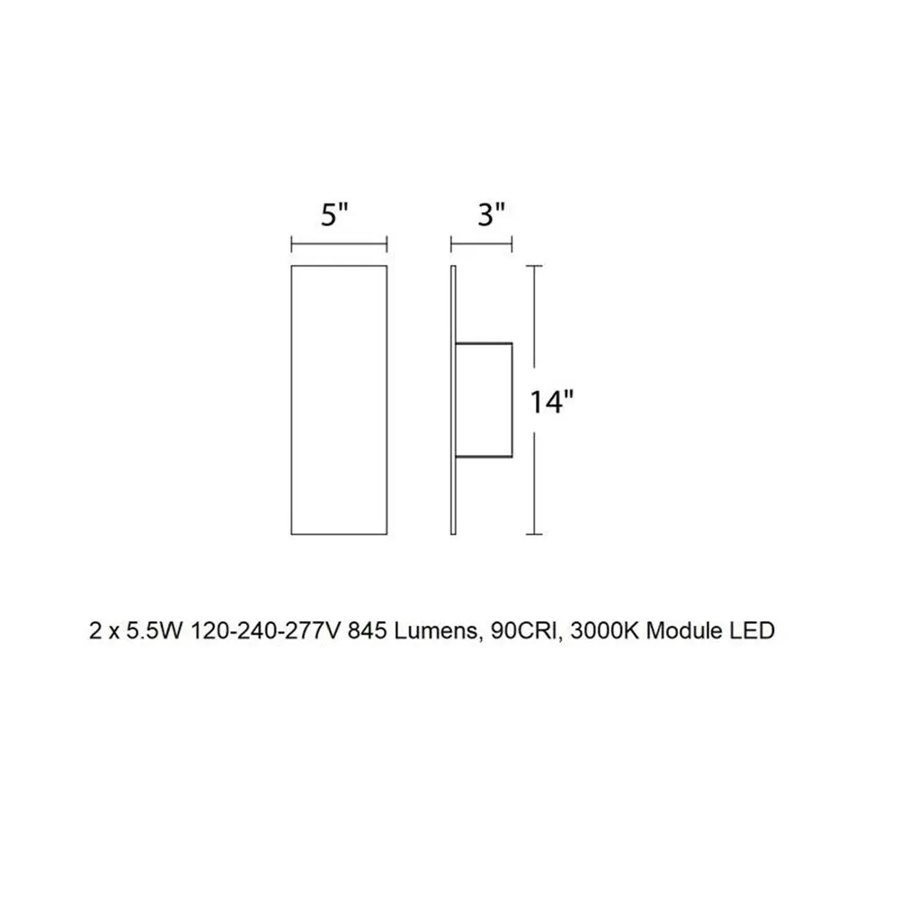 Icon LED Outdoor Wall Light