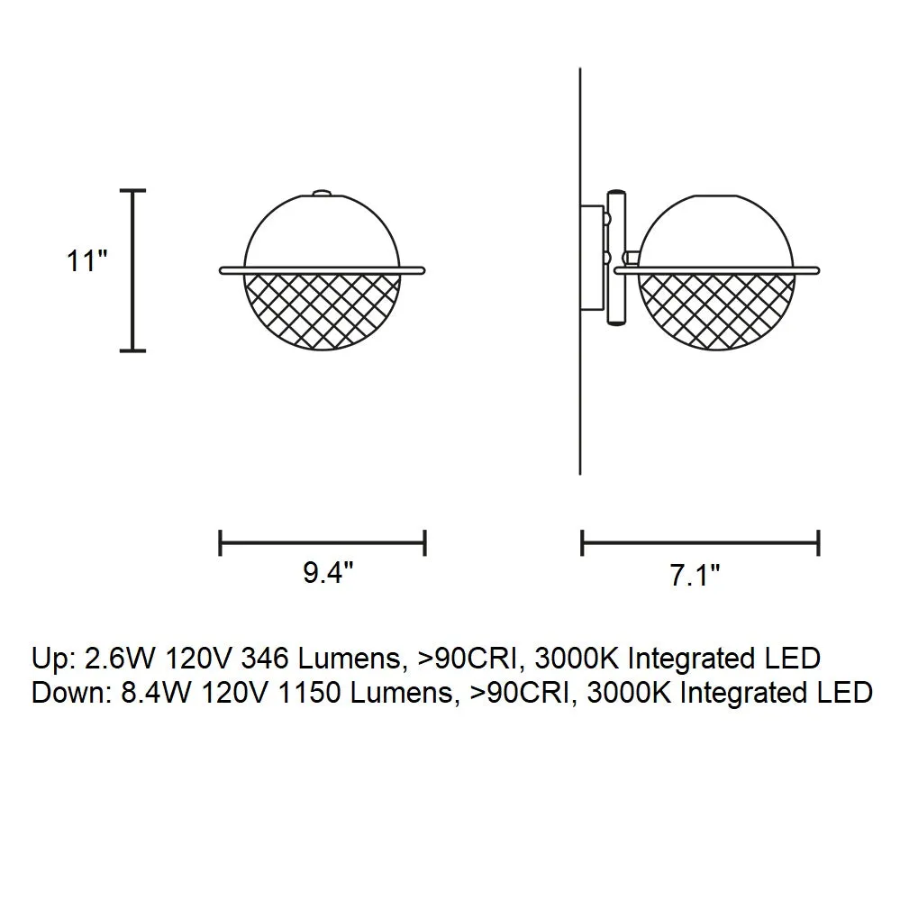 Iglu LED Wall Sconce
